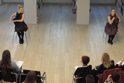 Iva Šolčić i Martina Tomić, Gimnazija u Požegi