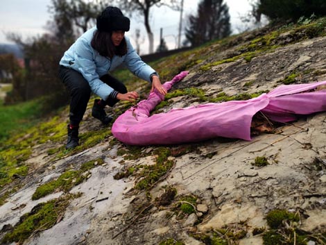 Ana Maria Maravić, Ana Mazmija, Obrež Vivodinski, 2020., foto: Ida Blažičko