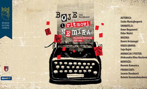 Plakat za film Ritmovi i boje nemira – Collegium Artisticum 1939. – 1941.