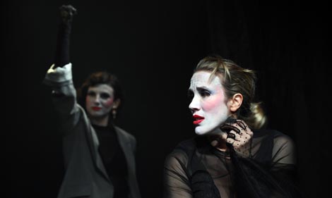 Tras studio i KunstTeatar, Cabaret fatal, red. i kor. Matea Bilosnić, foto: Nina Đurđević