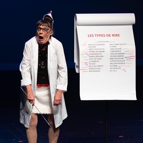 Madame Zazou objašnjava smijeh, foto: Cornicello)