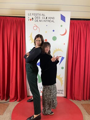 Doloreze i Marijana u sjedištu Cirque du Soleil, Montreal