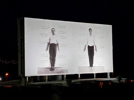 Igor Grubić: Bez naziva (Hommage Bredi Boban), foto: Marin Renić