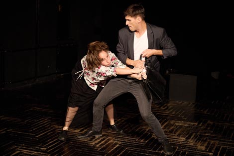 Scena osječkih studenata (SOS), Akademija za umjetnost i kulturu u Osijeku: Kraj jedne idile, autori, Anabela Sulić, Bojan Dronjak, foto: Kristijan Cimer