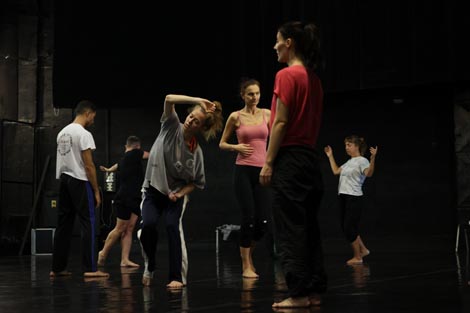 Making Time Stop – istraživački laboratorij fizičkog i mimskog kazališta, HKD na Sušaku, Rijeka, 18. i 19. rujna, 2023., foto: Dražen Šokčević