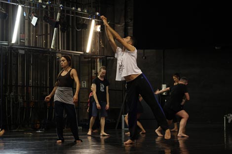 Making Time Stop – istraživački laboratorij fizičkog i mimskog kazališta, HKD na Sušaku, Rijeka, 18. i 19. rujna, 2023., foto: Dražen Šokčević