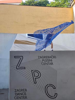 Sine Qua Non Art: Out of the Blue, koncept Christophe Béranger i Jonathan Pranlas-Descours, foto: Tjedan suvremenog plesa Facebook