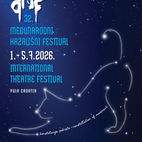 Plakat 32. PUF-a, autorica Feodora Gubaš Štifanić