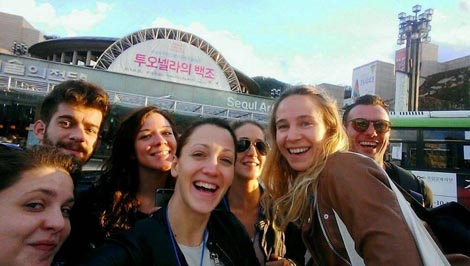 Petra Glad Mažar s ansamblom ZPA-a na gostovanju u Republici Koreji (Južna Koreja)