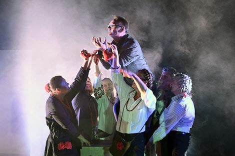 Eurokaz, Zagreb: Pjesma C/cvrčka, red. Iva Srnec, foto: Jadran Boban