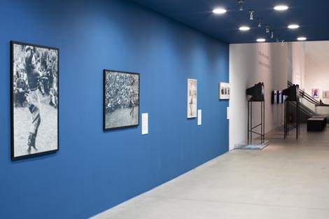 Postav izložbe Ples, otpor, (ne)rad. Kulturni, politički i umjetnički aspekti plesa za vrijeme i nakon Jugoslavije, foto: Bojan Mrđenović