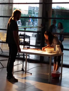 Nikolina Butorac, performans Pojedeni dom