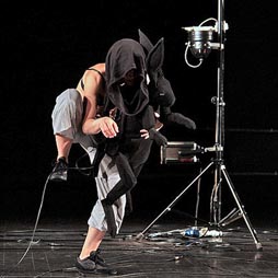 Poluinterpretacije ili Kako objasniti ples nemrtvom zecu, BADco., kor. Nikolina Pristaš, foto: Lovro Rumiha