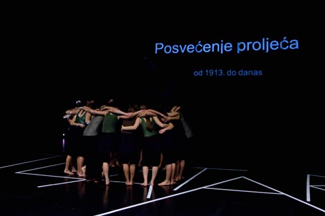 Škola suvremenog plesa Ane Maletić i Studio za suvremeni ples: Igor Stravinski, Posvećenje proljeća, kor. Matijaž Farič