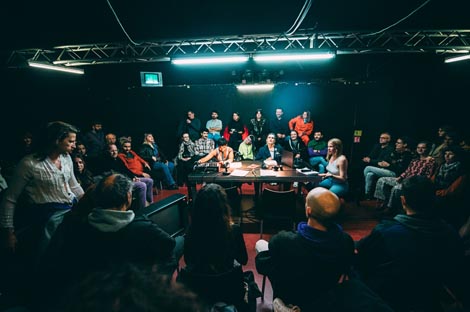 Pogonator i Centar za dramske studije CDU: Studija slučaja: Politpornografija, autorica Anna Javoran