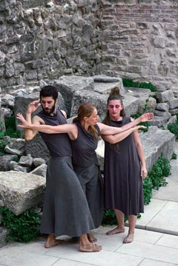 Koribant Lab: ne-mjesto tjelovanja, autorski tim Katja Grcić, Stipe Gugić, Kristina Lovrić, Slavena Verić, foto: Darko Škrobonja